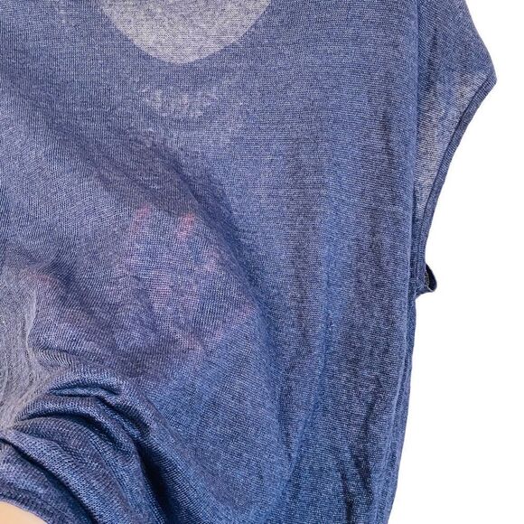 3.1 Phillip Lim Oversized 100% Linen Beaded Neckline Tunic Sz L - Picture 10 of 12